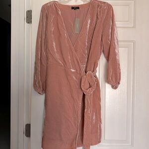 J.Crew NWT Wrap Around Velvet Dress, Size P12